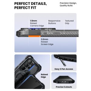 coque iblsn armorbox clip magsafe pour samsung galaxy s26 ultra supcase noir