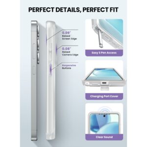 coque cosmo magsafe pour samsung galaxy s26 ultra supcase transparent givré