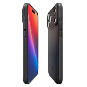coque thin fit mag magsafe pour iphone 17 pro spigen noir