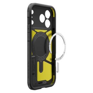 coque tough armor ”t” mag magsafe pour iphone 17 pro spigen noir