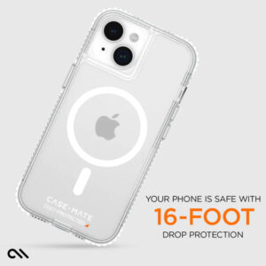 coque iphone 15 plus ultra tough d3o magsafe case mate transparent