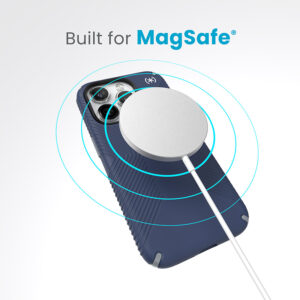 coque iphone 15 pro presidio2 grip magsafe speck bleu côtier