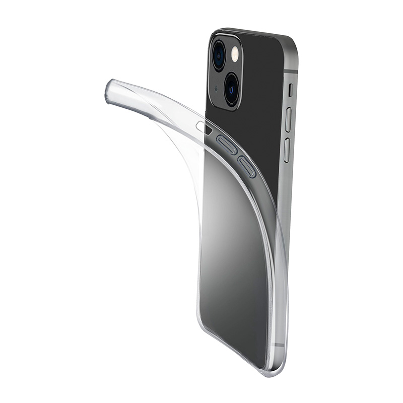 coque iphone 15 plus fine cellularline transparent