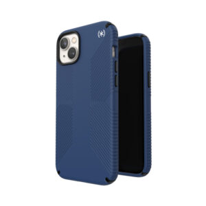 coque iphone 15 plus presidio2 grip speck bleu côtier