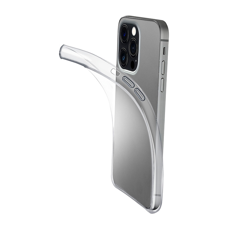 coque iphone 15 pro max fine cellularline transparent