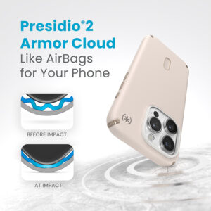 coque iphone 15 pro presidio2 pro magsafe speck beige