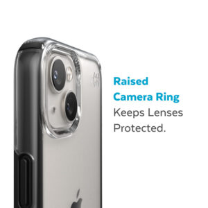 coque iphone 15 plus presidio perfect clear impact geometry speck noir