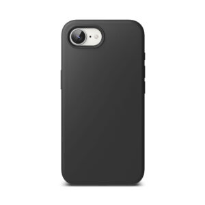 coque noire silicone et magsafe ringke pour iphone 17e