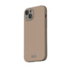 coque iphone 15 plus napa magsafe moshi brun fumé