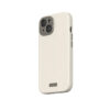 coque iphone 15 napa magsafe moshi blanc crème