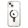 coque iphone 15 plus presidio perfect clear clicklock magsafe speck argent