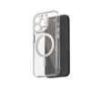 coque iphone 15 pro iglaze magsafe moshi argent