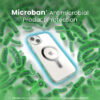 coque iphone 15 plus presidio perfect clear clicklock magsafe speck argent