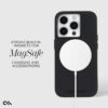 coque iphone 15 pro silicone magsafe case mate noir