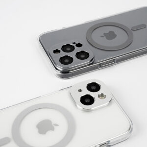 coque iphone 15 pro max iglaze magsafe moshi argent