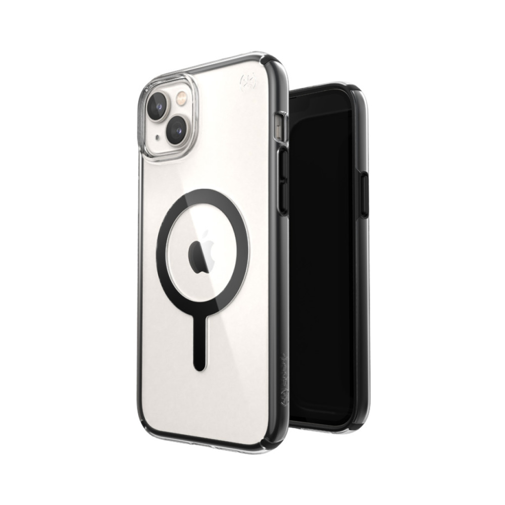 coque iphone 15 plus presidio perfect clear impact geometry magsafe speck noir