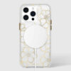 coque iphone 15 pro max floral gems magsafe case mate or