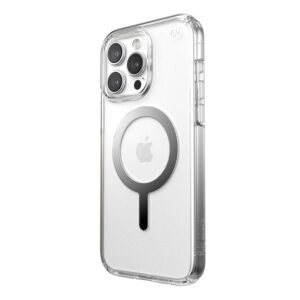 coque iphone 15 pro max presidio perfect clear magsafe speck argent