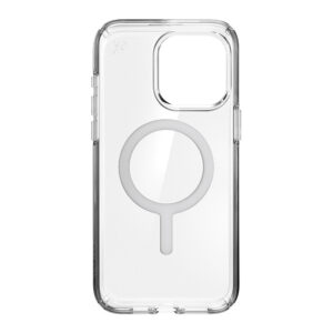 coque iphone 15 pro max presidio perfect clear magsafe speck argent