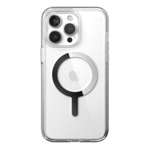 coque iphone 15 pro max presidio perfect clear magsafe speck argent