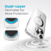 coque iphone 15 pro max presidio perfect clear magsafe speck argent