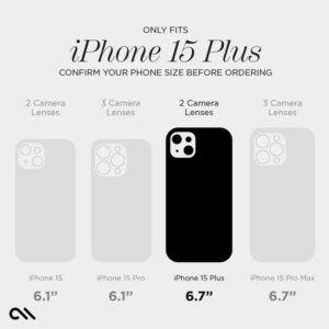 coque iphone 15 plus silicone magsafe case mate transparent