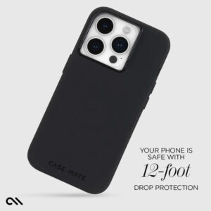 coque iphone 15 pro max silicone magsafe case mate noir