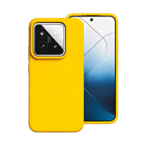 coque silicone jaune pour xiaomi 15