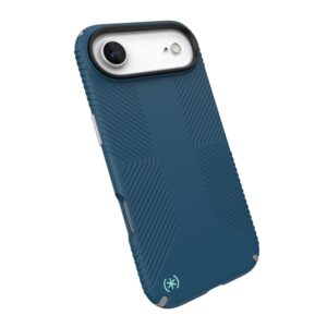 coque iphone air presidio2 grip speck bleu marine silver metallic