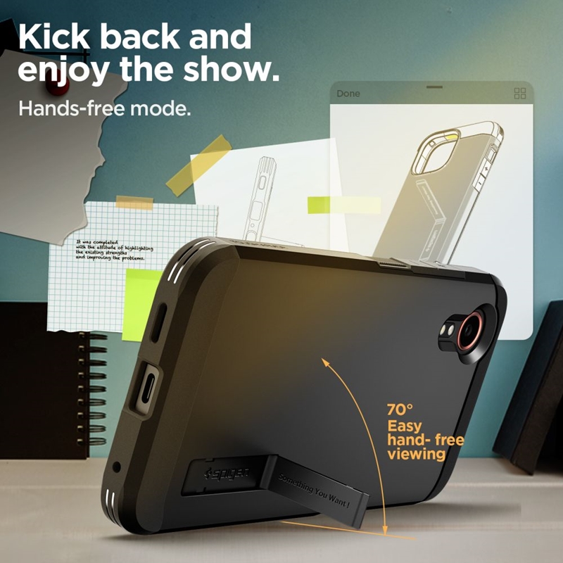 coque samsung galaxy xcover 7 tough armor spigen noir réf 1571