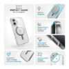 coque iphone 16 presidio perfect clear speck transparent serene silver