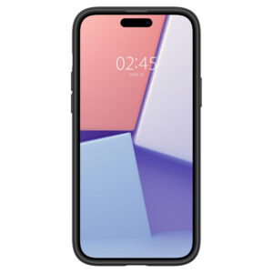 coque iphone 15 ultra hybrid spigen noir mat