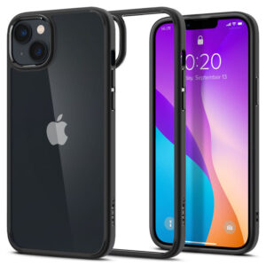coque iphone 15 plus ultra hybrid spigen noir