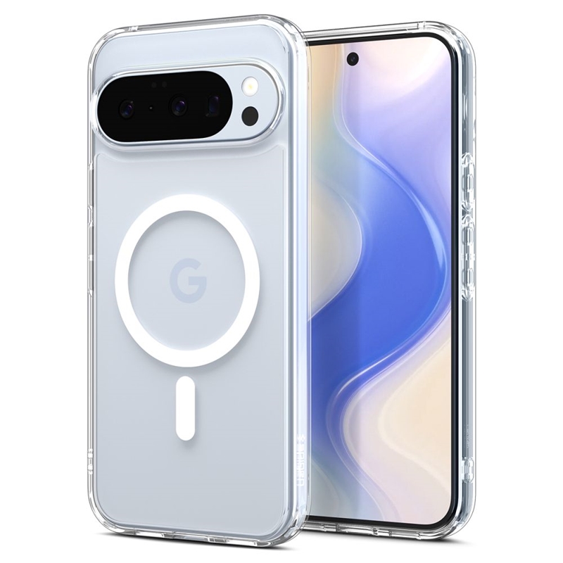 coque google pixel 10 ultra hybrid mag spigen transparent