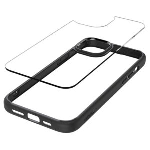 coque iphone 15 ultra hybrid spigen noir mat