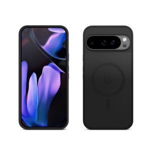 coque google pixel 9 pro hybrid matte magnetic crong noir