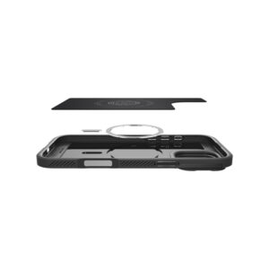 coque iphone 16 pro max optik armor mag spigen noir