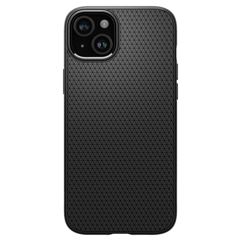 coque iphone 15 plus liquid air spigen noir mat