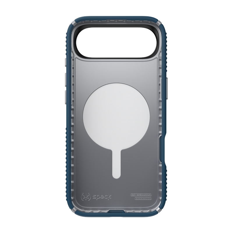 coque iphone air presidio2 grip speck bleu marine silver metallic