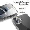 coque iphone 17 tech protect flexair hybrid transparent