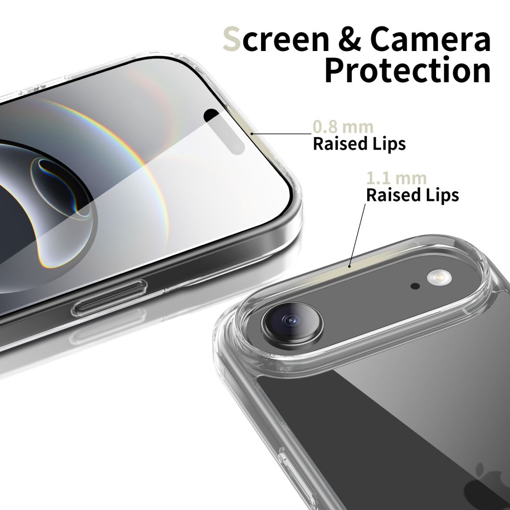 coque iphone 17 air tech protect flexair hybrid transparent