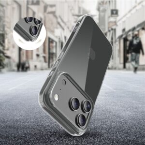 coque iphone 17 pro tech protect flexair hybrid transparent