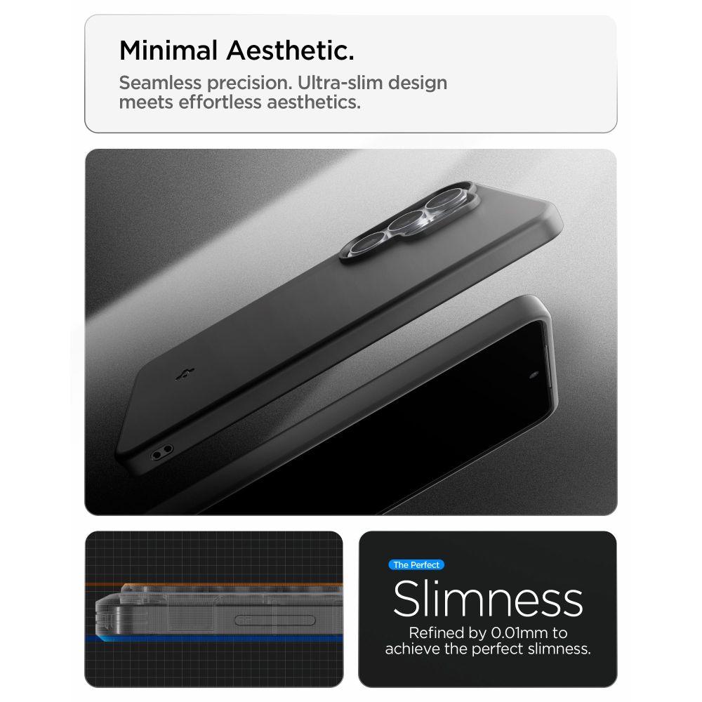 coque samsung galaxy s26 ultra spigen thin fit mag noir