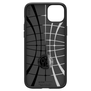 coque iphone 15 plus liquid air spigen noir mat