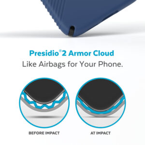 coque samsung galaxy s23+ presidio2 grip speck bleu côtier