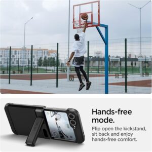 coque samsung galaxy z flip 6 tough armor mag spigen noir