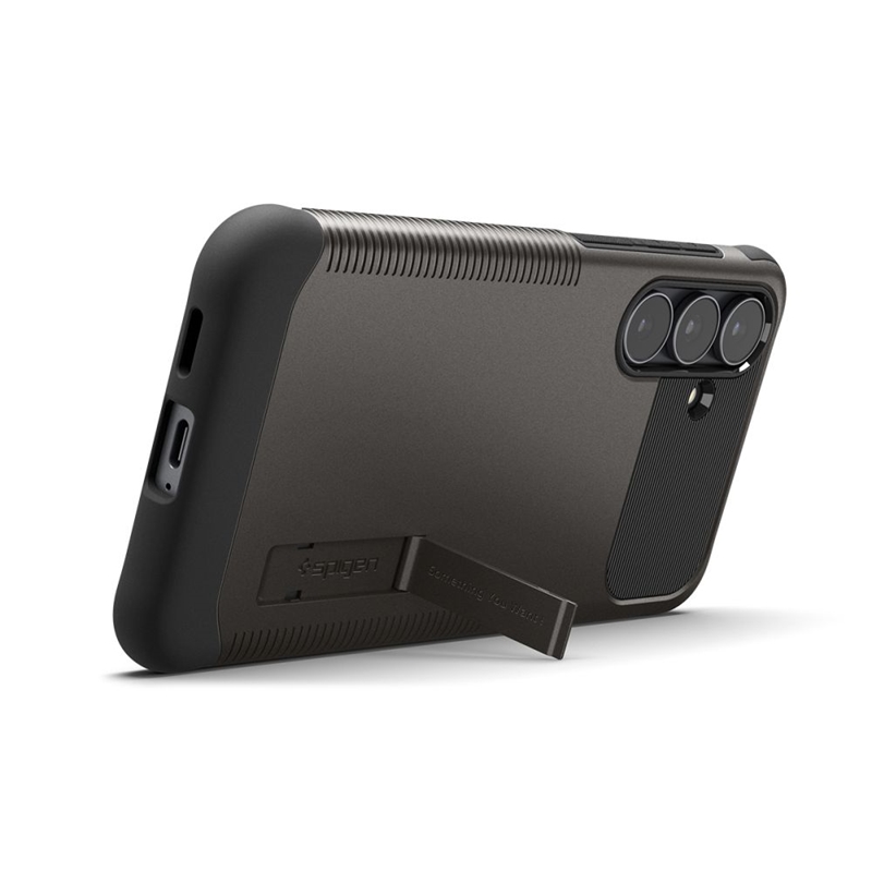 coque samsung galaxy s25 slim armor spigen anthracite