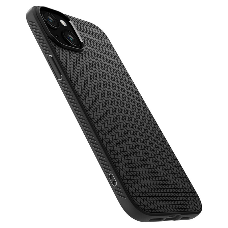 coque iphone 15 plus liquid air spigen noir mat