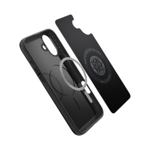coque iphone 16 plus thin fit mag spigen noir