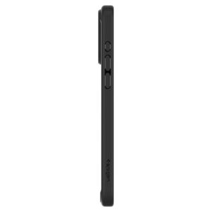 coque iphone 15 pro ultra hybrid spigen noir mat